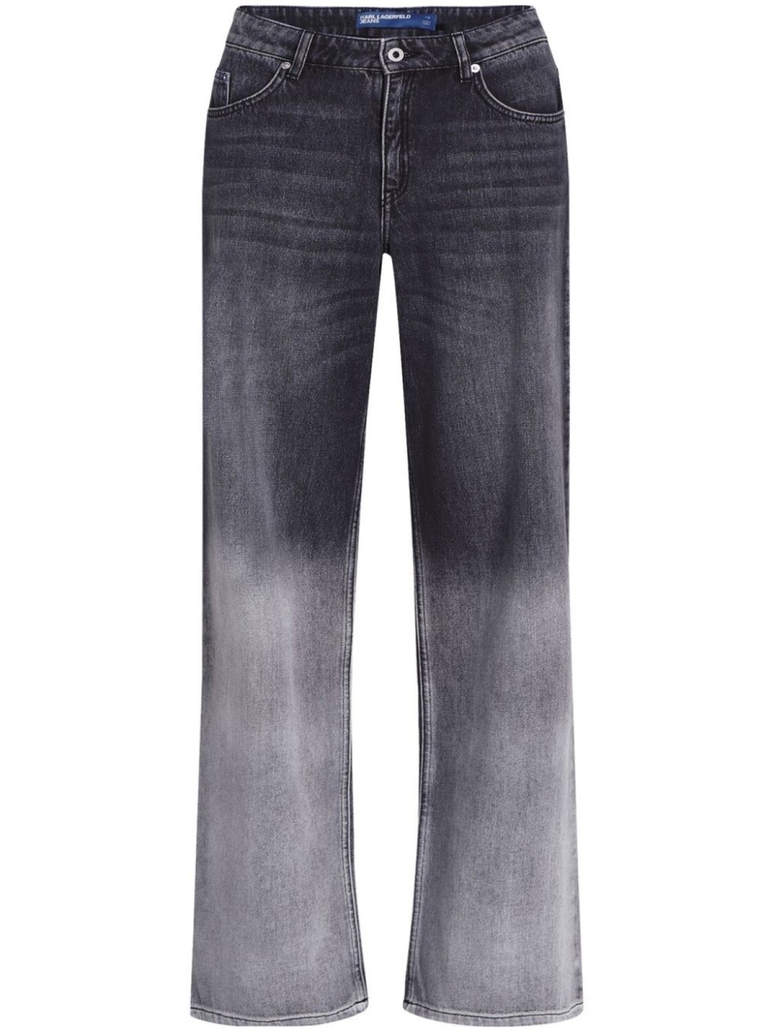 

Karl Lagerfeld Jeans джинсы Mr Relaxed с эффектом омбре, черный