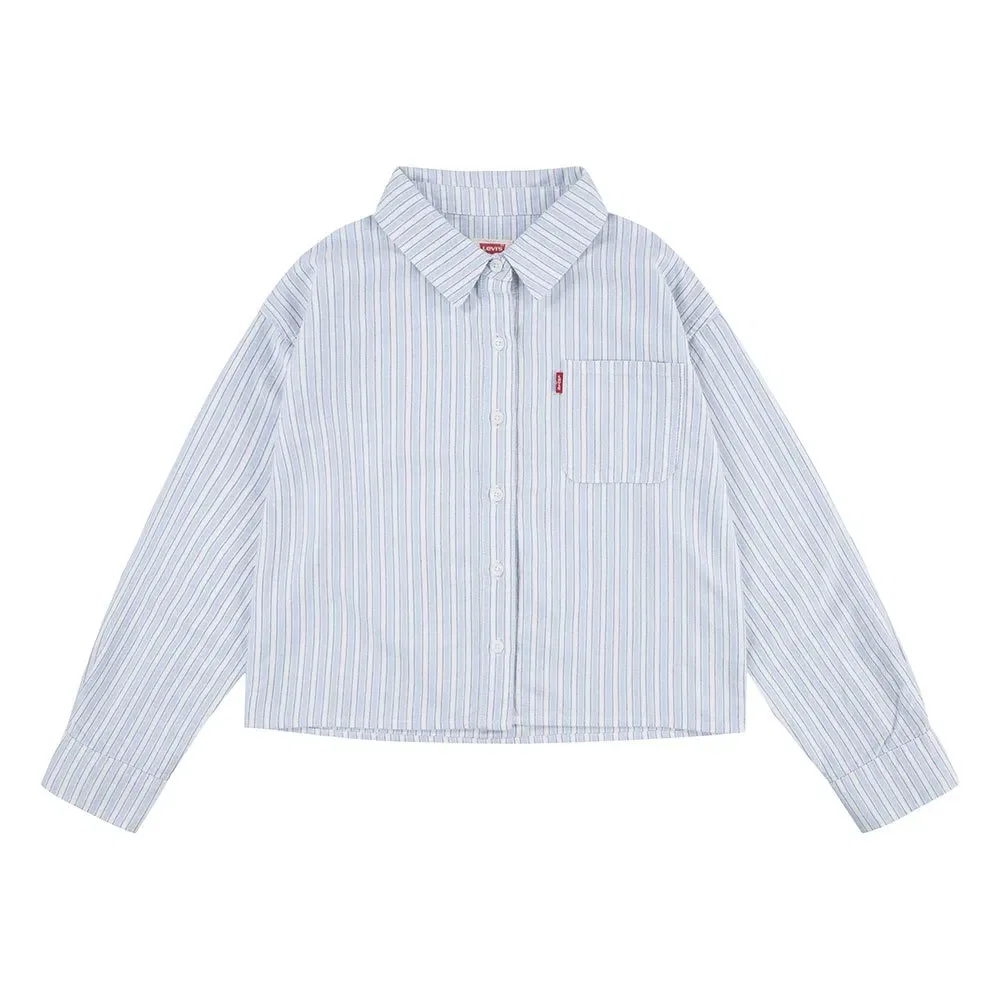 Детская рубашка с длинным рукавом Meet And Greet Levi's, Blue