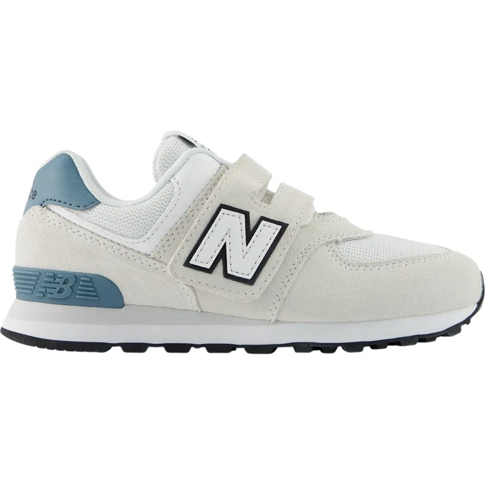 Детские кроссовки New Balance 574, серые, на липучках New Balance