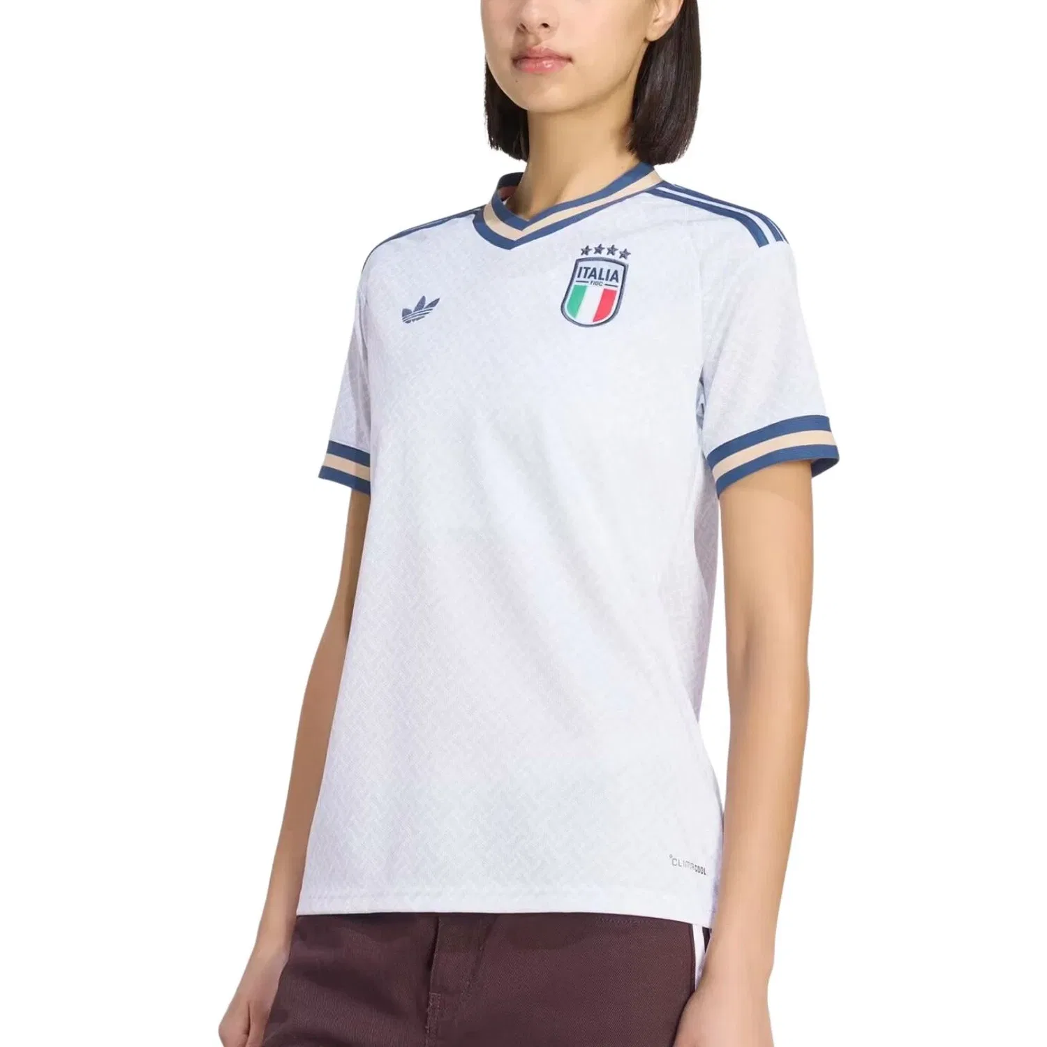 Женская футболка Italy 26 Away Jersey Adidas, синий — фото 3