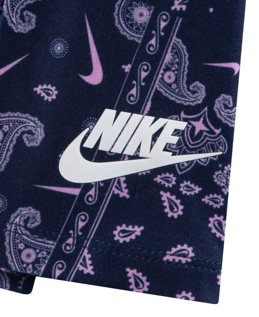 Комплект из топа и шорт с принтом Retro Remix Nike, Pink — фото 4