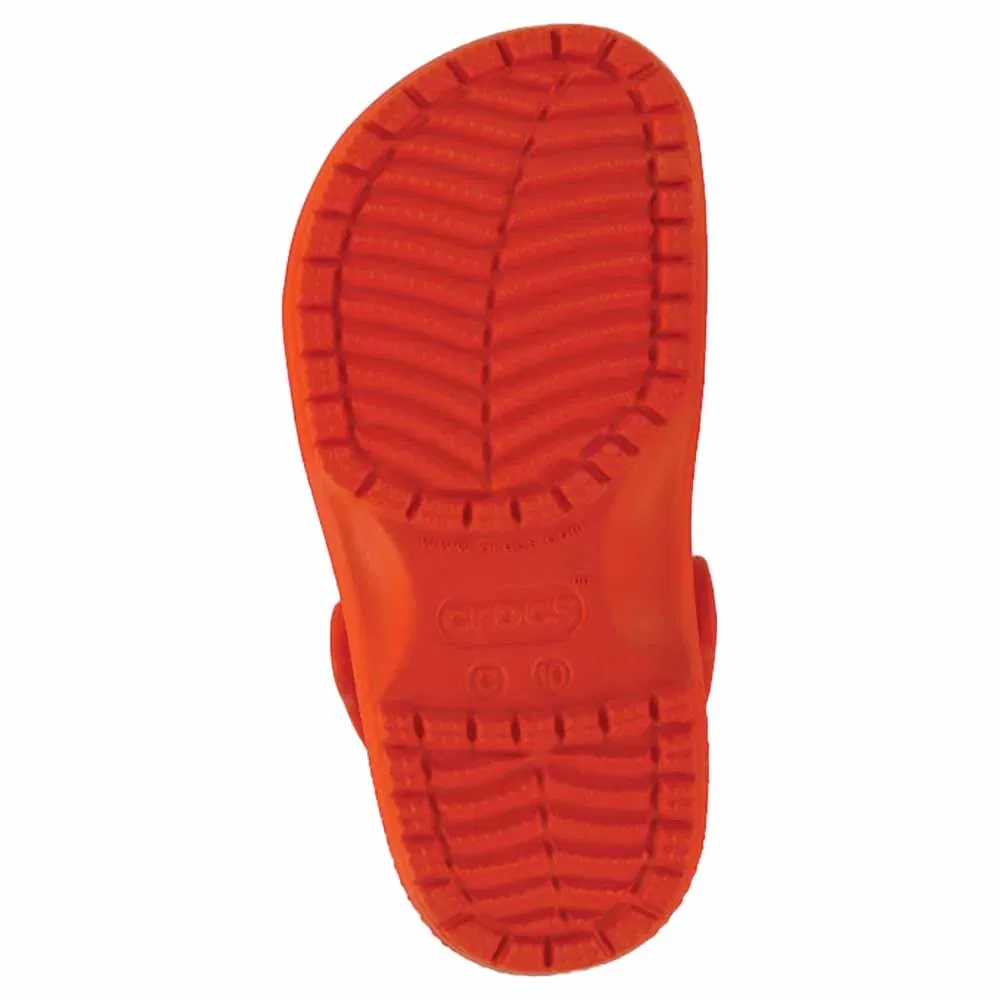 Детские клоги для девочек Classic Clogs Crocs, Orange — фото 2
