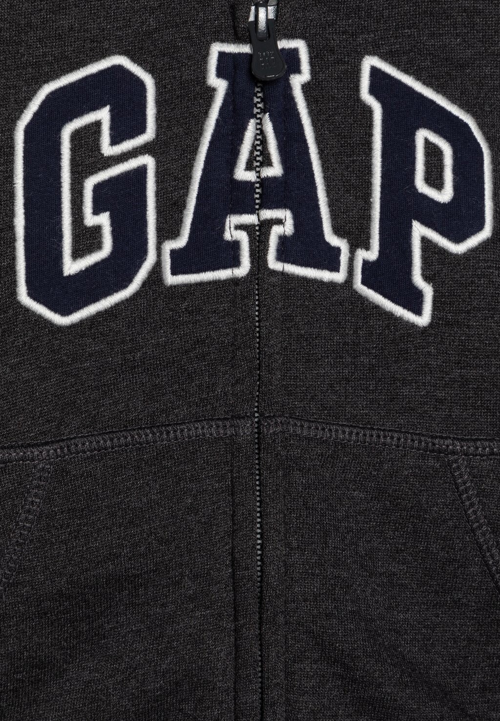

Толстовка на молнии Logo Toddler Boy GAP, темно-серый вереск