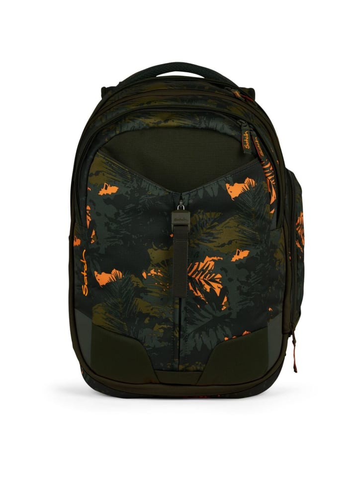 

Satch Школьный рюкзак Match Jurassic Jungle 2024 зеленого цвета