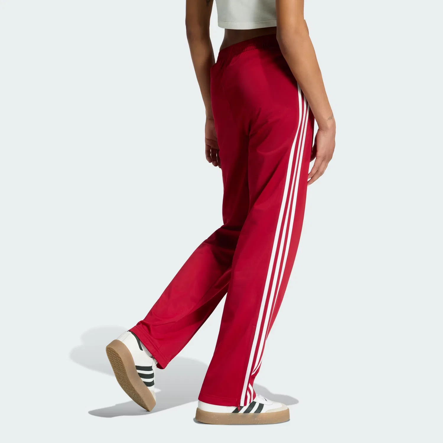 Женские спортивные брюки прямого кроя Firebird Classic Adidas Originals, Team Victory Red/White — фото 2
