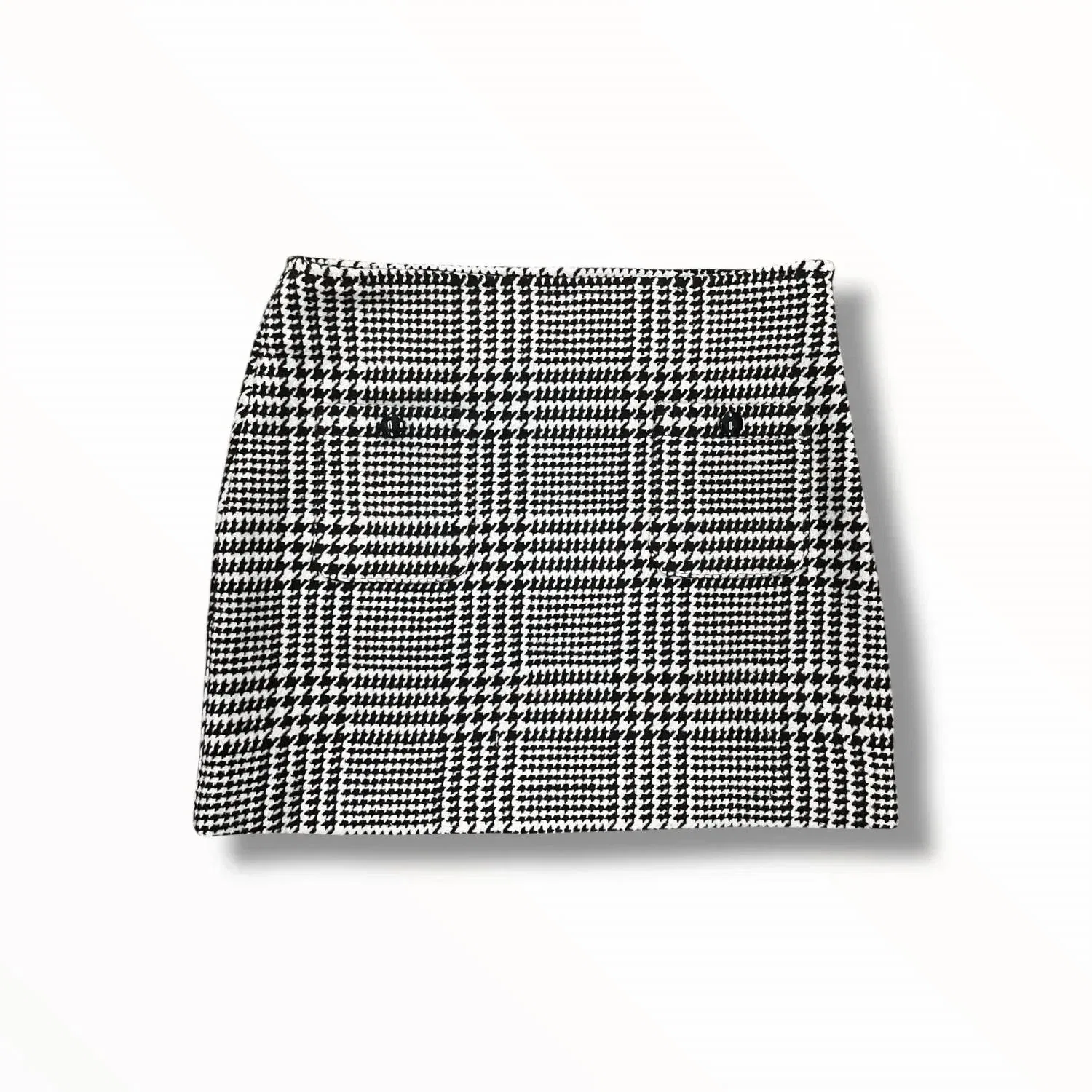 Детская юбка-мини с принтом Ainsley KatieJnyc, Black/White Check