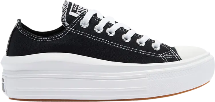 

Кроссовки Converse Wmns Chuck Taylor All Star Move Low Black, черный