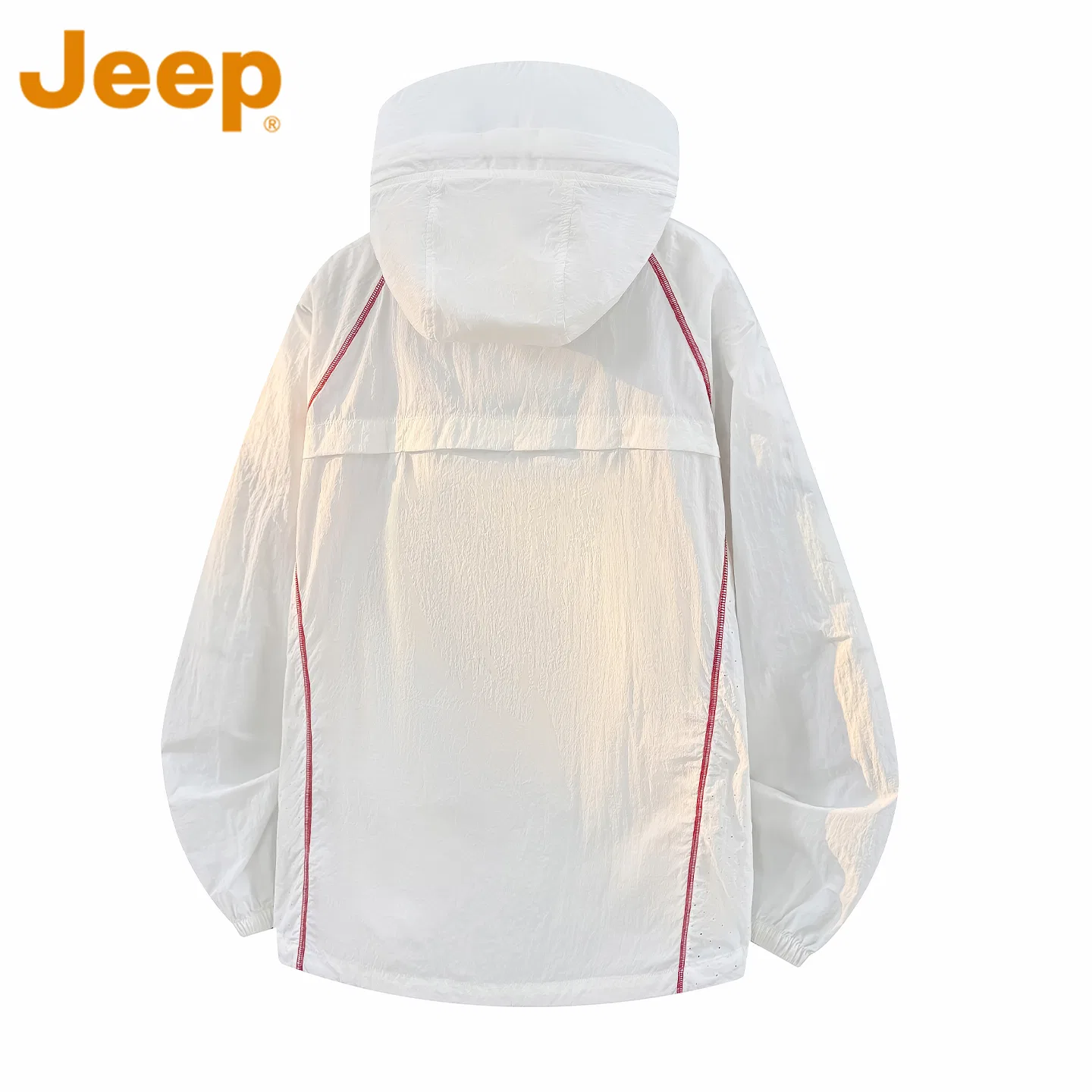 Детская ветровка с капюшоном от солнца Jeep, Creamy Apricot — фото 4