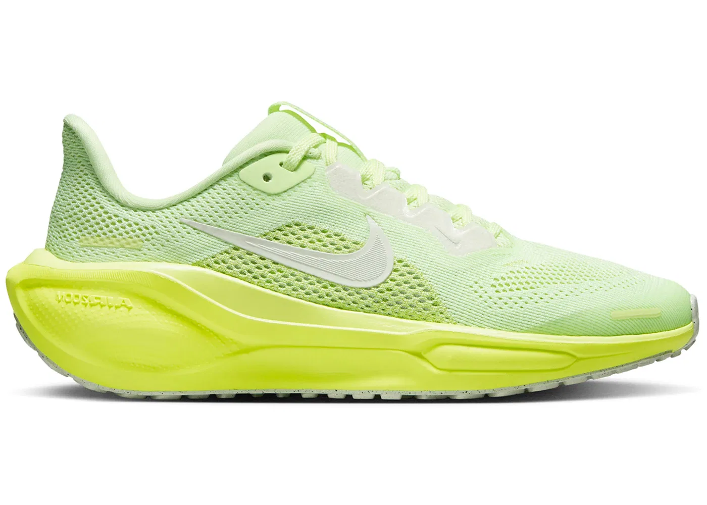 Детские кроссовки для бега с амортизацией Nike Air Zoom Pegasus 41, Barely Volt Limelight Light Silver Sail
