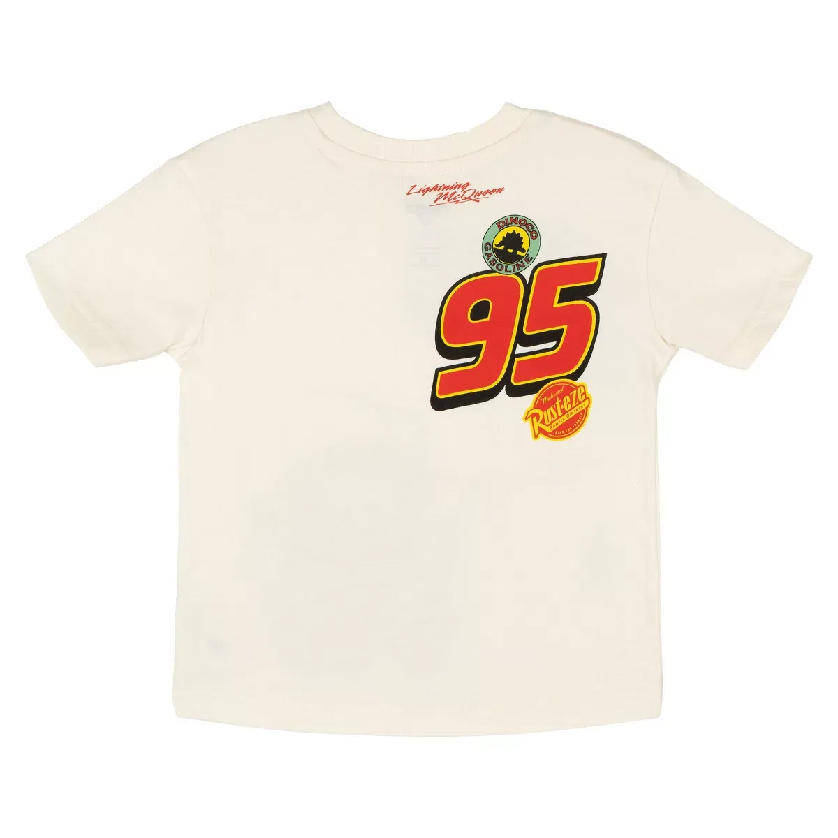 Детский комплект футболки и книги с принтом Lightning McQueen Tow Mater Disney, Cream — фото 4