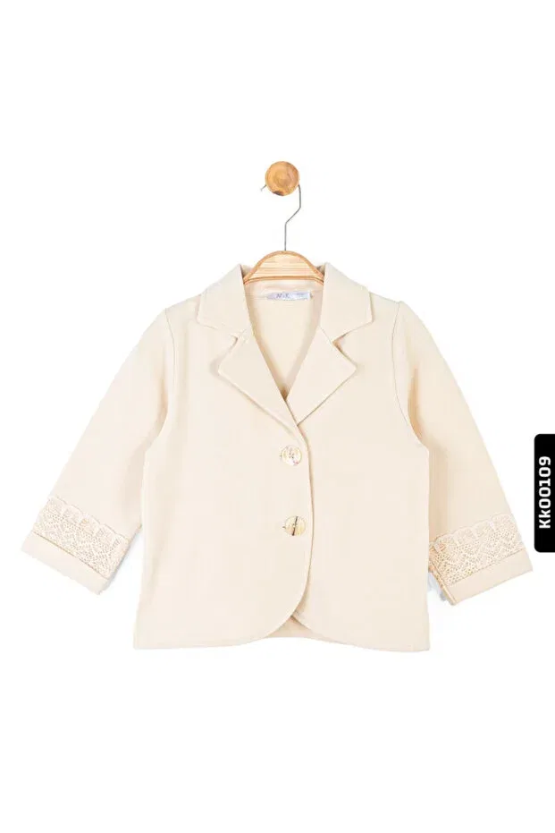 Детский жакет для девочек с длинным рукавом Nk Kids, Nude Color