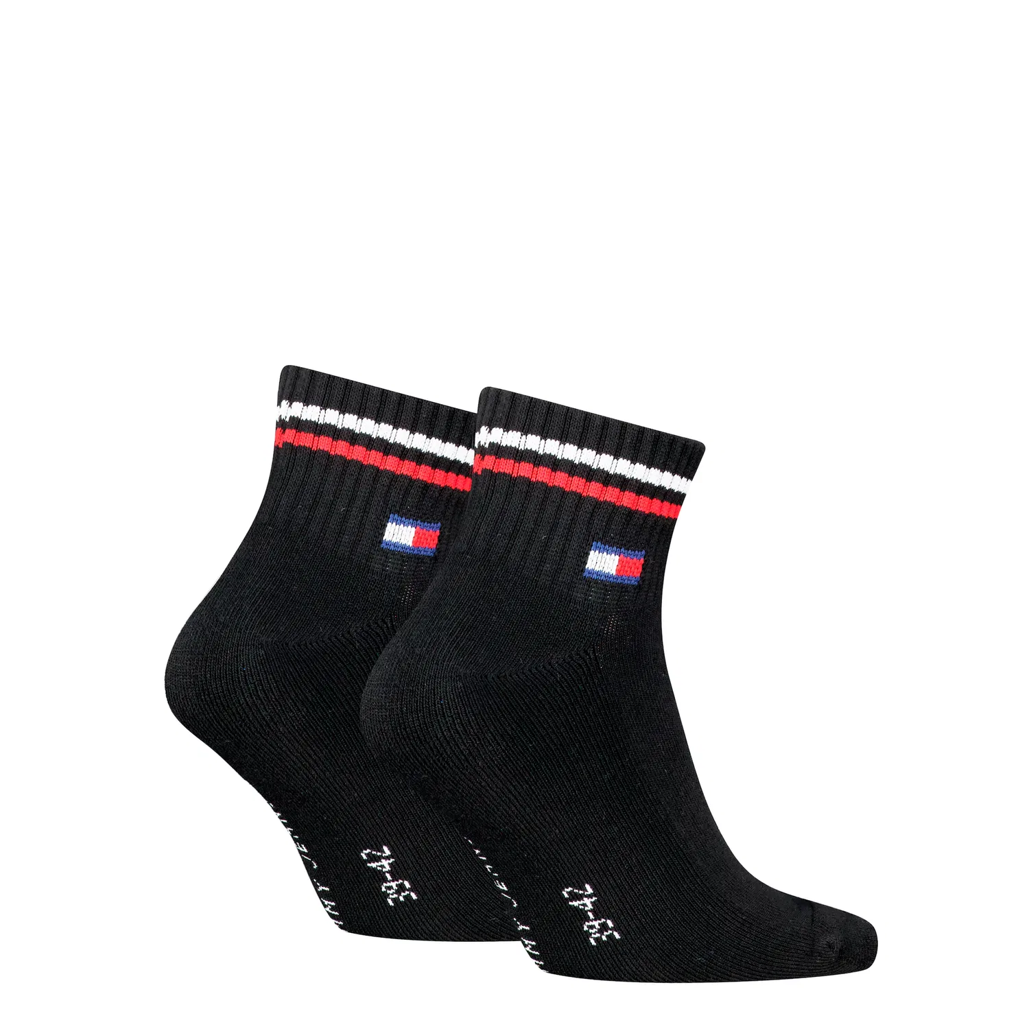 Мужские короткие носки с хлопковой смесью Tommy Hilfiger, Black — фото 2