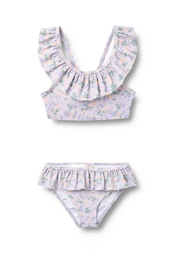 Купальник двухкомплектный floral Bothilda set - bikini Wheat Purple Light Petunias, фиолетовый