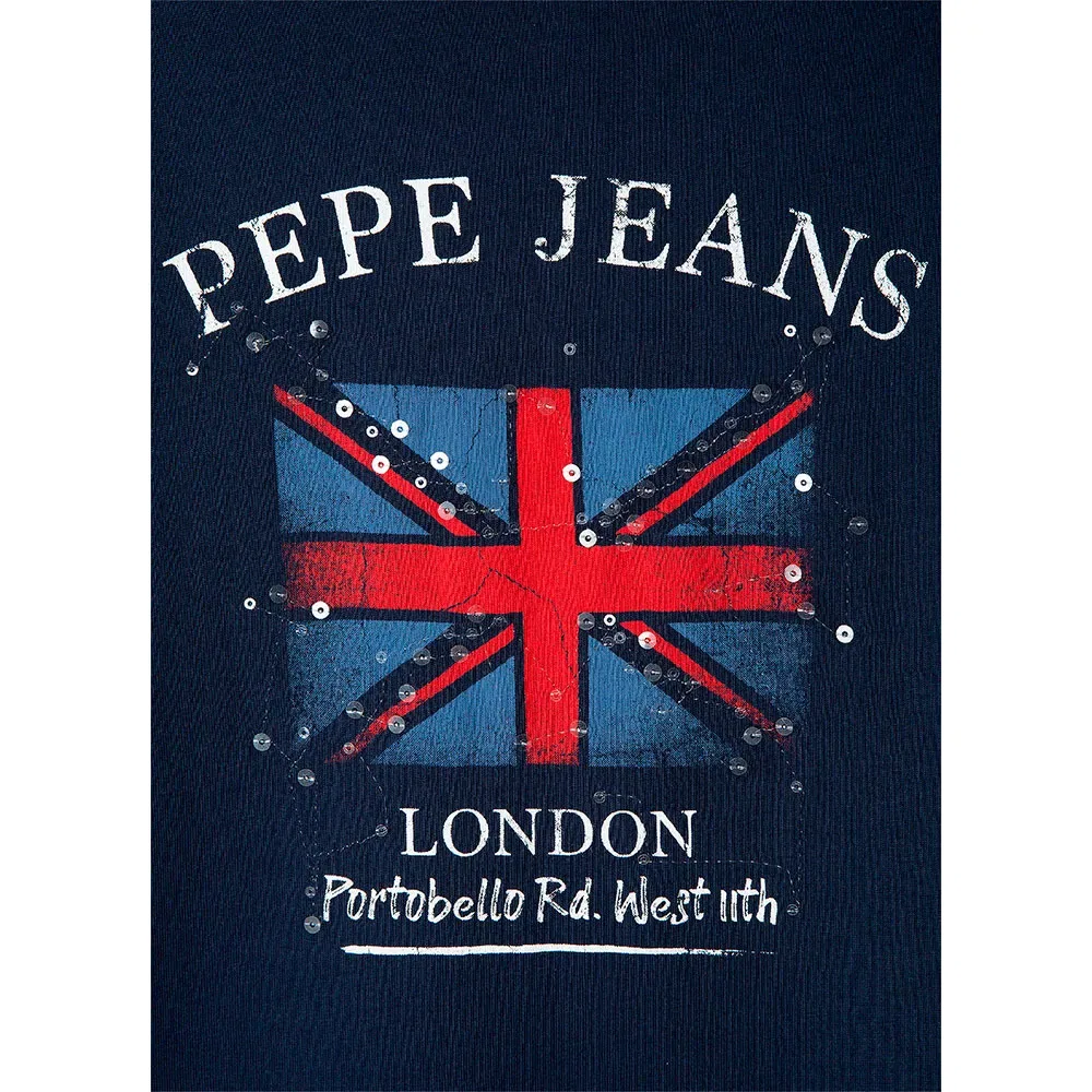 Футболка с коротким рукавом Flag Pepe Jeans, синий — фото 4