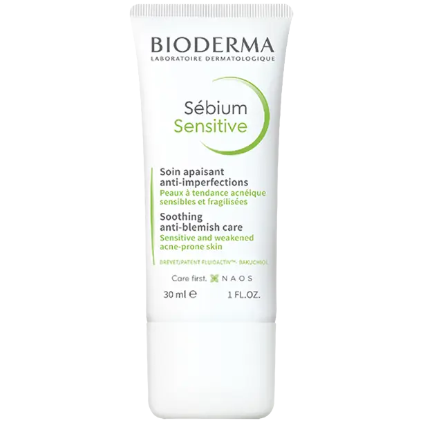 

Bioderma Sébium успокаивающий крем, поддерживающий лечение угревой сыпи, 30 мл