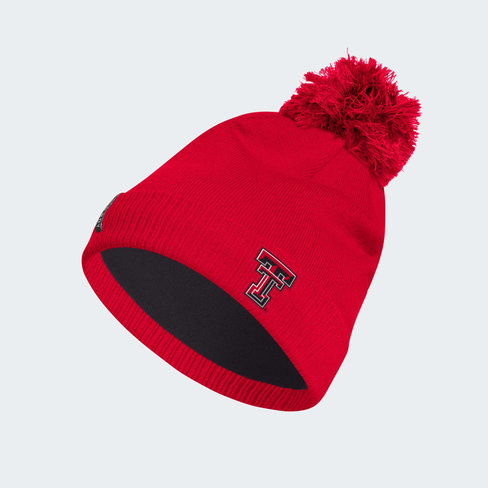 

Шапка Adidas Texas Tech Cuffed Knit Beanie, цвет Team Power Red/Multi/Multi/Ncaa-Txt-766
