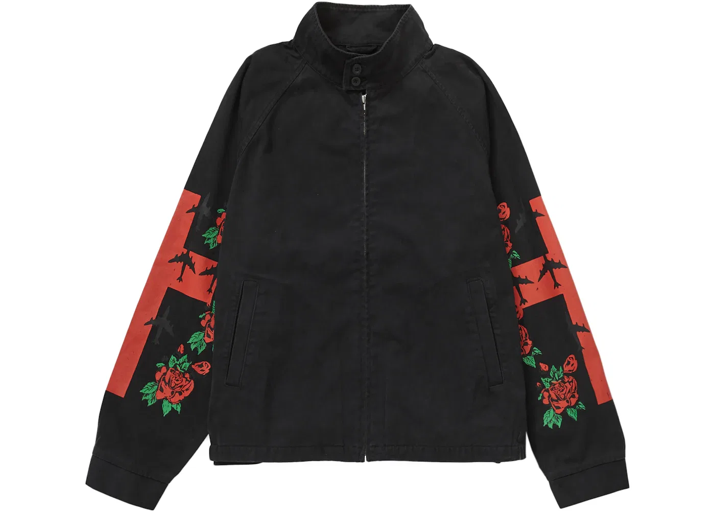 Мужская куртка Harrington с принтом Supreme Destruction of Purity Jacket Supreme, Black