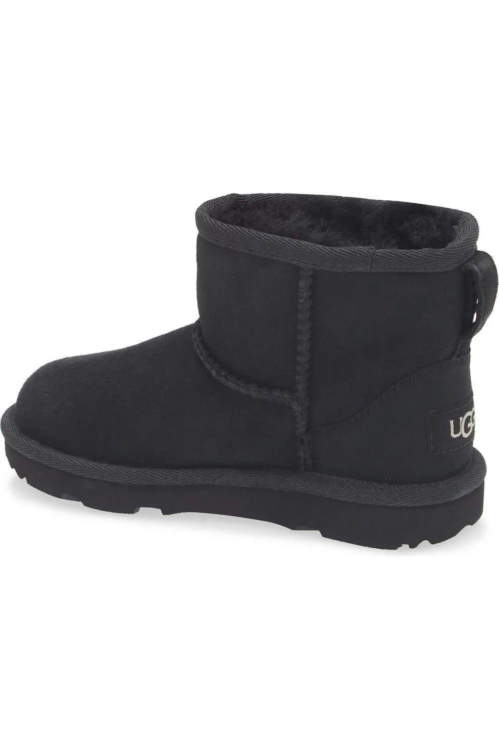 Детские ботинки классические Mini II на подошве из пены Classic UGG, черный — фото 2