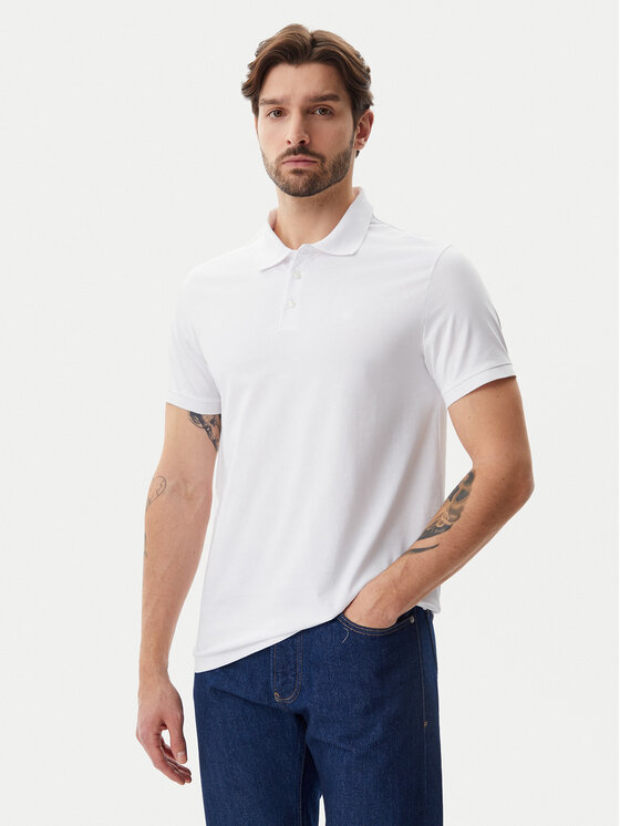 

Рубашка поло стандартный крой LV040HM281 Calvin Klein Jeans, белый
