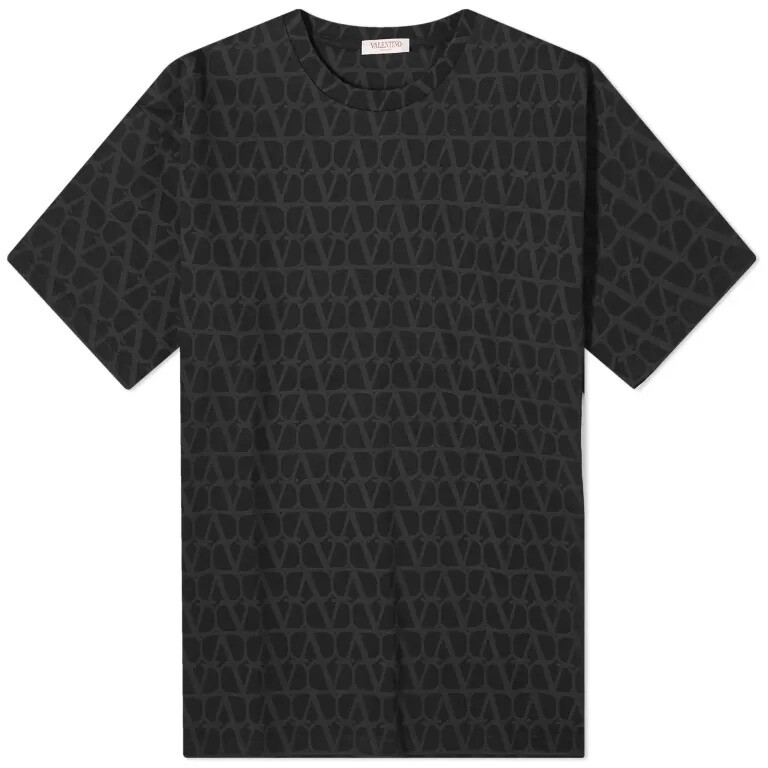 

Футболка Valentino Icon Oversized Tee, черный