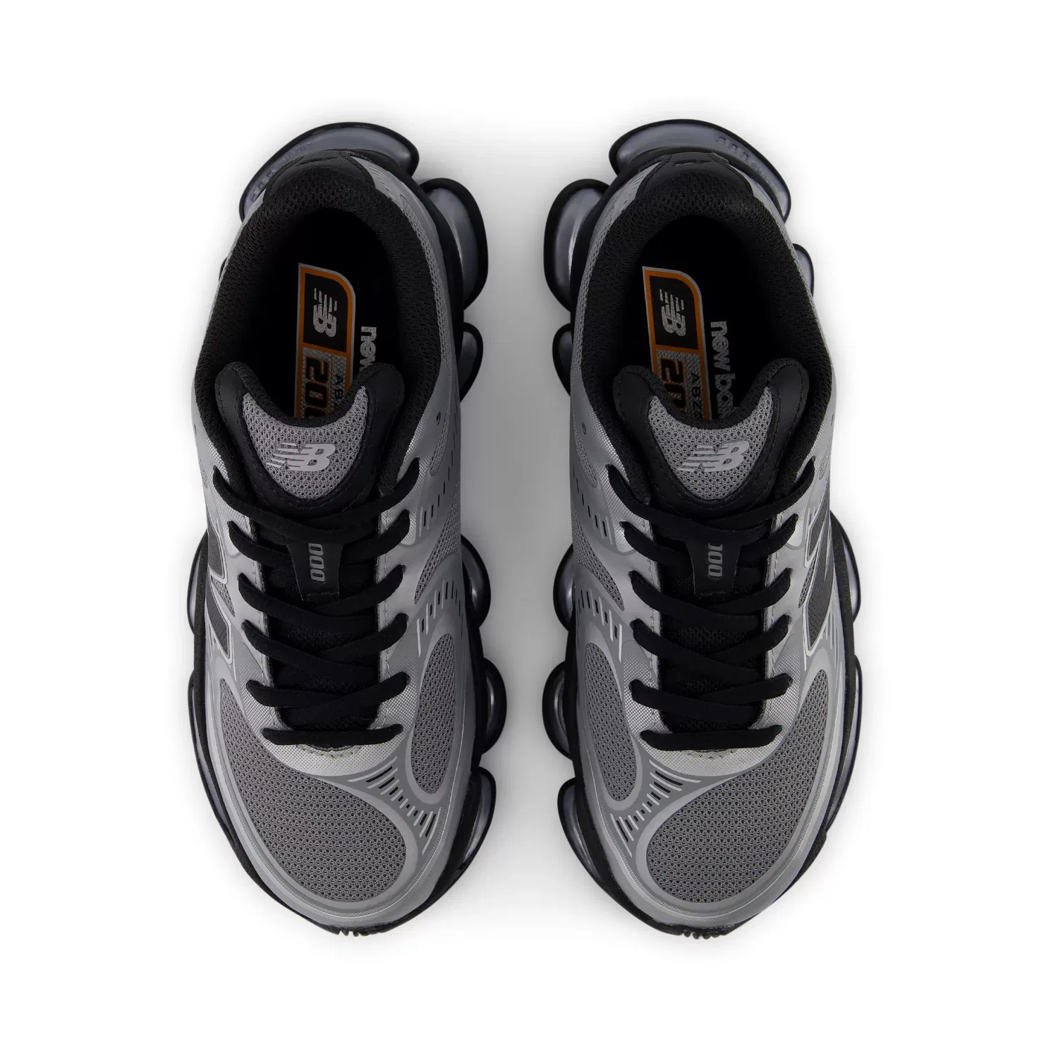 Детские кроссовки с шнуровкой 2000 Lace New Balance, Black With Slate Grey — фото 4
