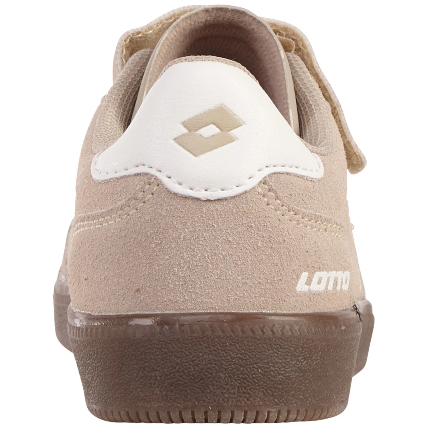 Детские кроссовки с эластичной шнуровкой Lotto, Taupe/White — фото 4