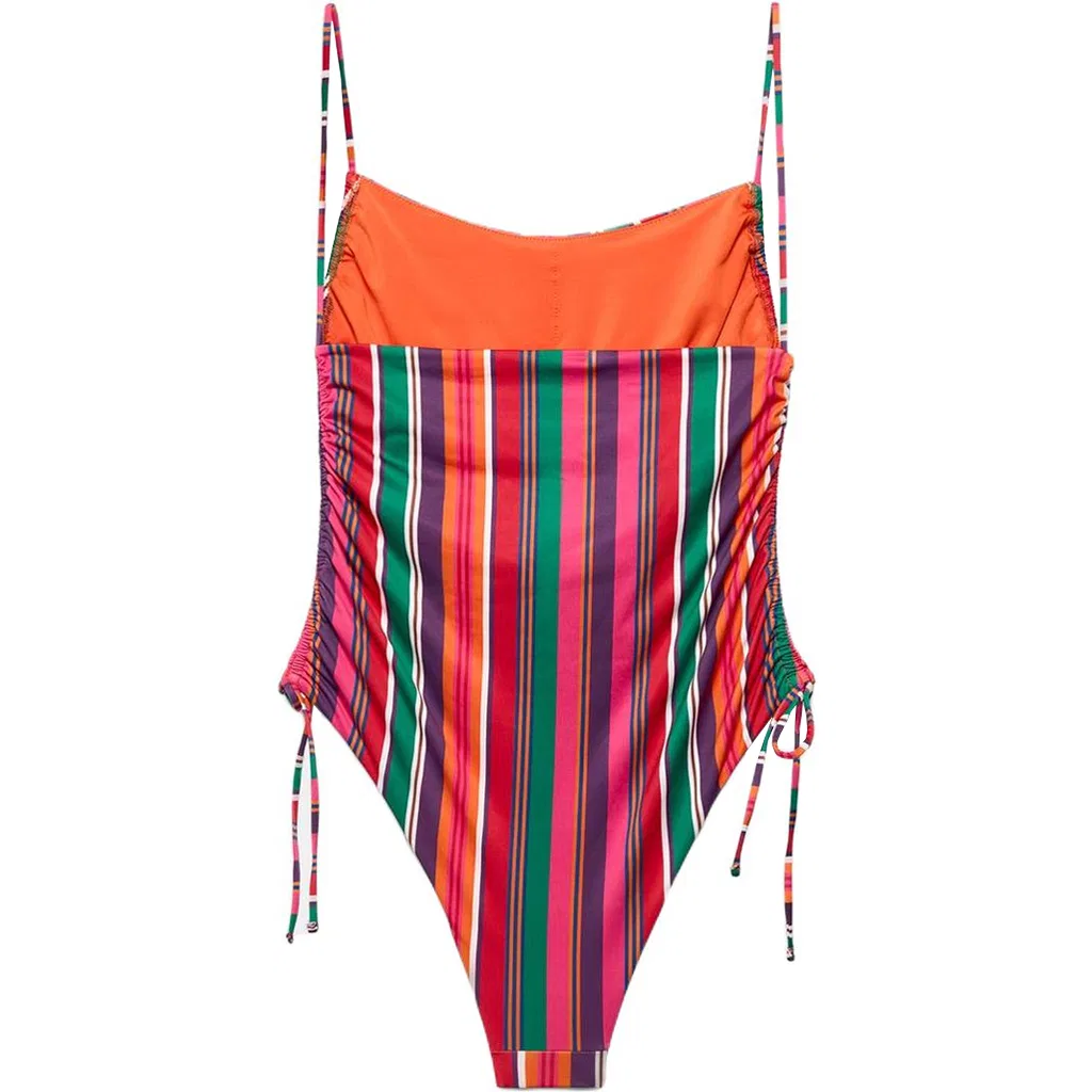Женский слитный купальник мультиколор ZARA, Multicolor — фото 3