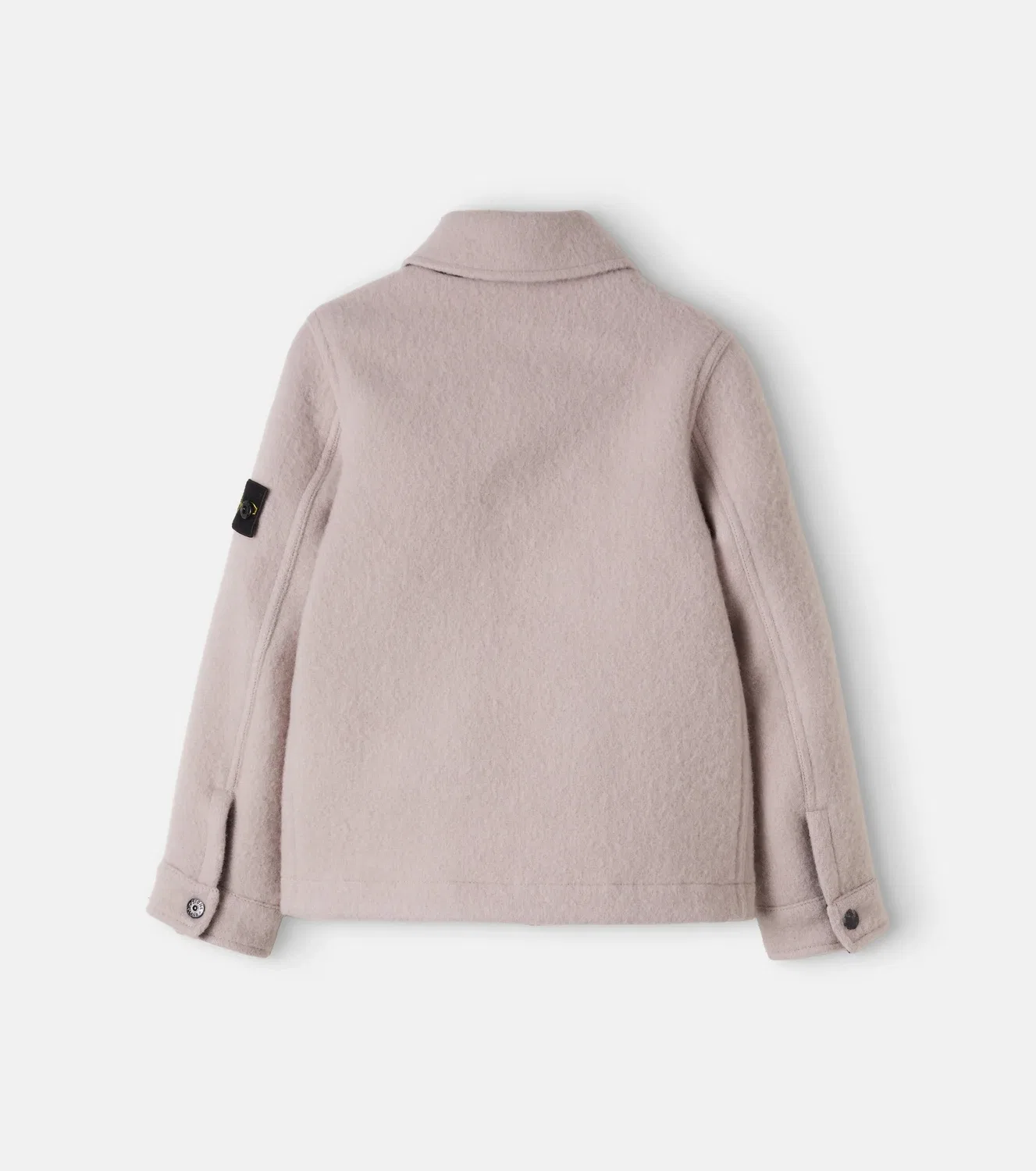 Легкая куртка из смесовой шерсти Stone Island Junior, серый — фото 3