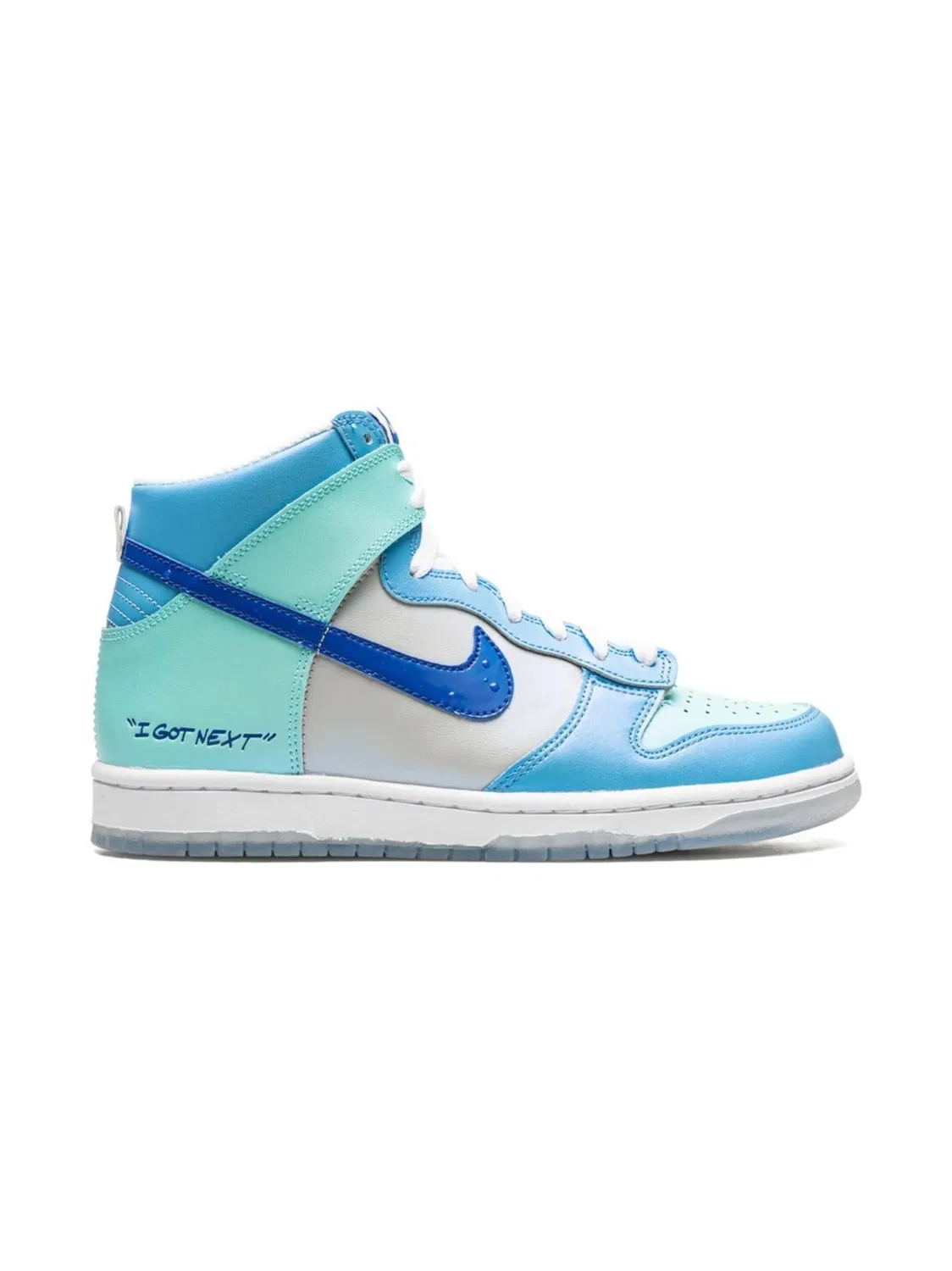 Кроссовки Dunk High "I Got Next" Nike, синий — фото 3