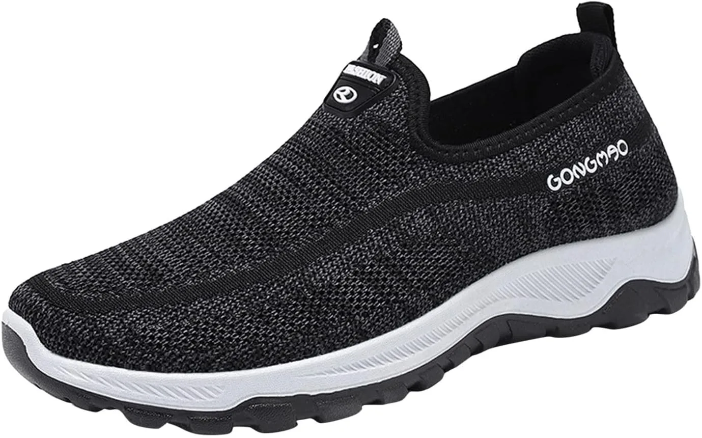 Модные кроссовки Herren-Sneaker-Socken fur Sommer und Herbst, einfarbig, gewebt, atmungsaktiv, bequem, zum Reinschlupfen, lassig, Sneaker-Socken fur Herren Generisch, черный