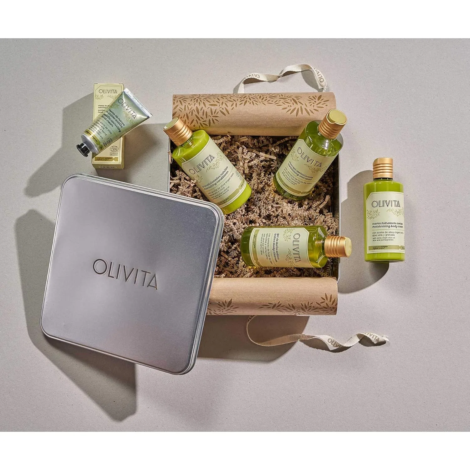 Набор для ухода за руками и телом Olivita Care Set Box No.1, 6 предметов, 150 мл