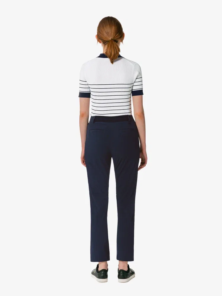 Брюки LACOSTE Navy с принтом, охлаждающий эффект — фото 3
