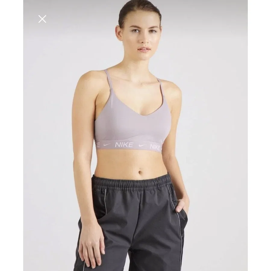 Спортивный бюстгальтер с регулируемыми бретелями Nike Indy Light-Support, Фиолетовый