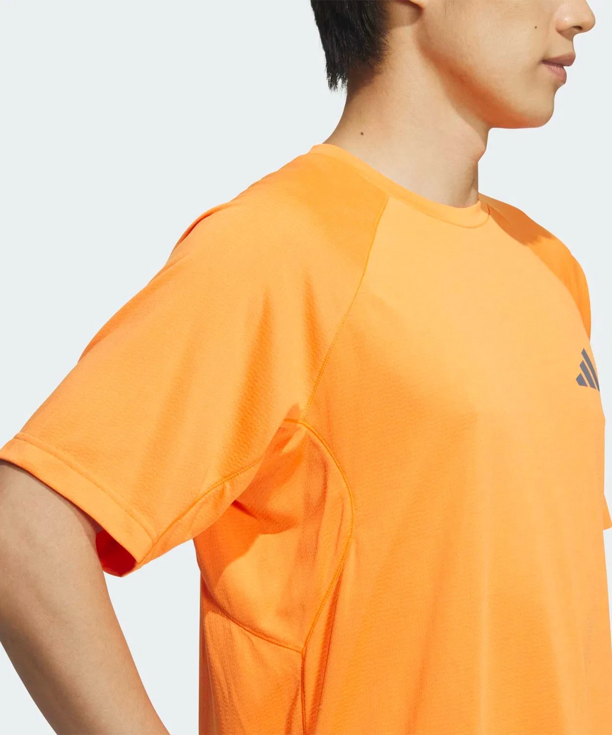 Мужская футболка с коротким рукавом Tech Essentials Cool Touch Regular Fit Adidas, Orange — фото 4