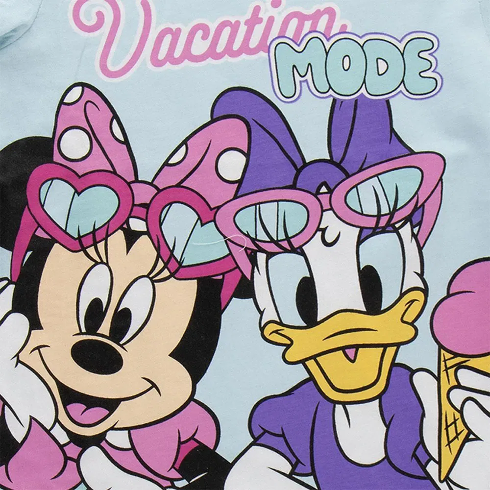 Детская пижама для девочек с принтом Minnie Disney, Pink — фото 3