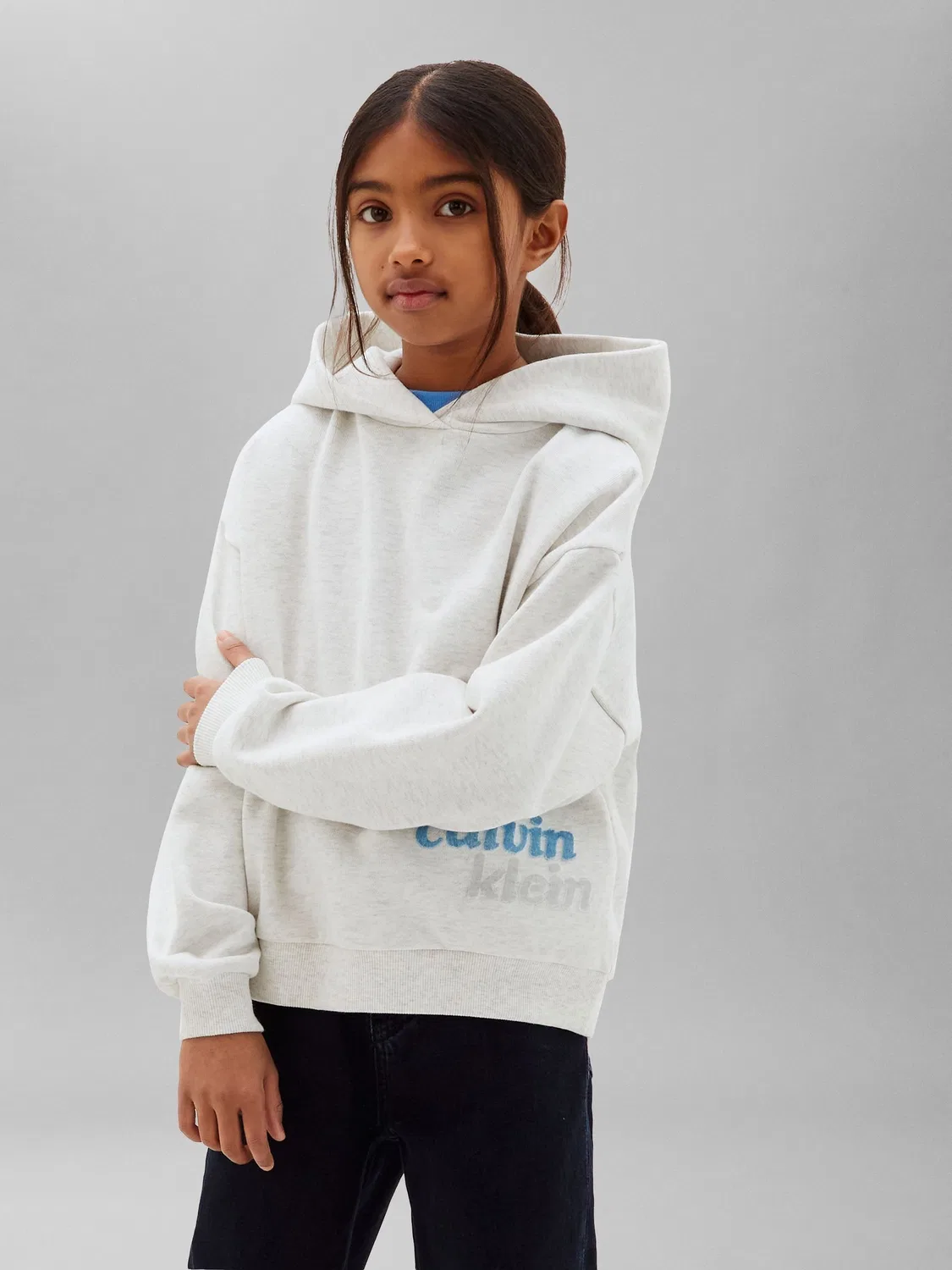 Худи Calvin Klein Jeans Logo, серый