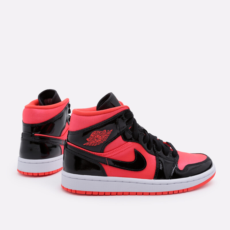 Кроссовки Nike Air Jordan 1 Mid, черный/красный — фото 4