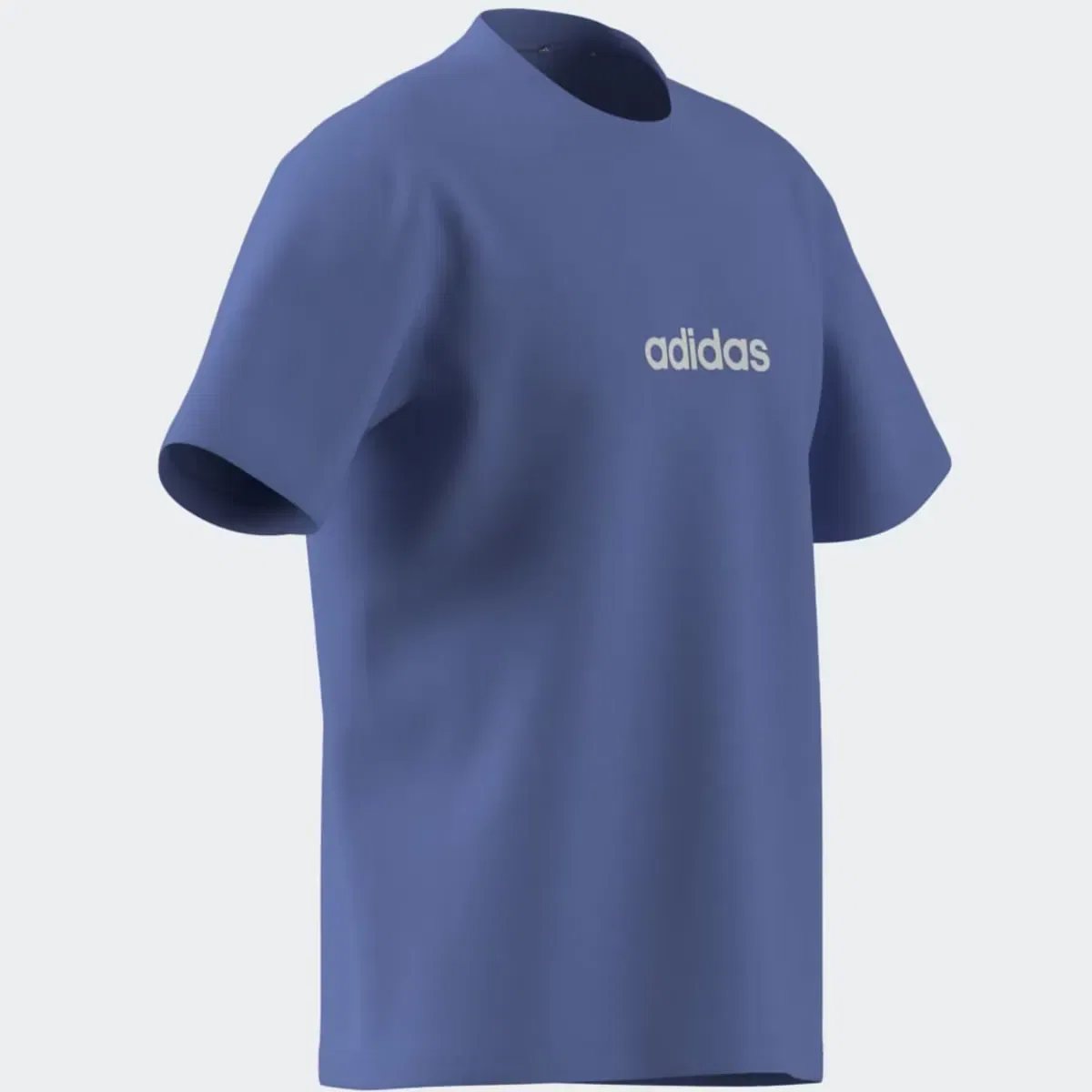 Мужская футболка с принтом Essentials Linear Single Jersey adidas, Красный — фото 3