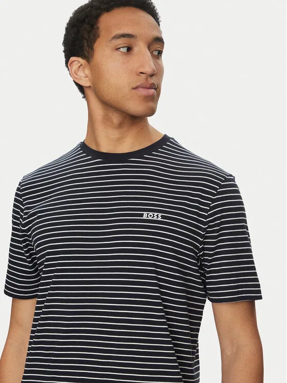 Футболка relaxed fit TalesStripe Boss, черный — фото 4
