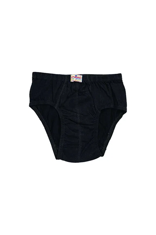 Детские трусы для мальчиков хлопковые 12 шт. 2-3-4 года Ceylanoğlu, Black — фото 2