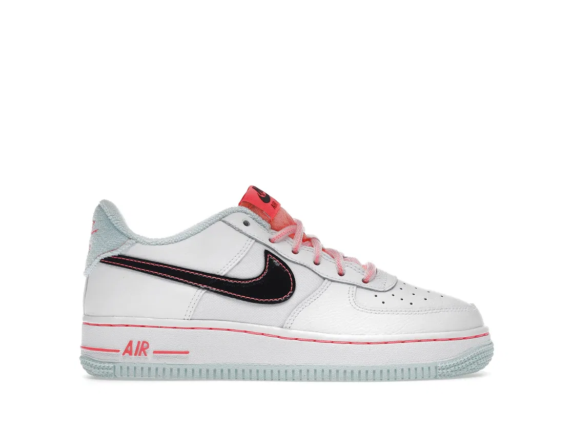Детские кроссовки Lifestyle Nike Air Force 1 Low 07 LV8, White/Flash Crimson/Atomic Pink/Black