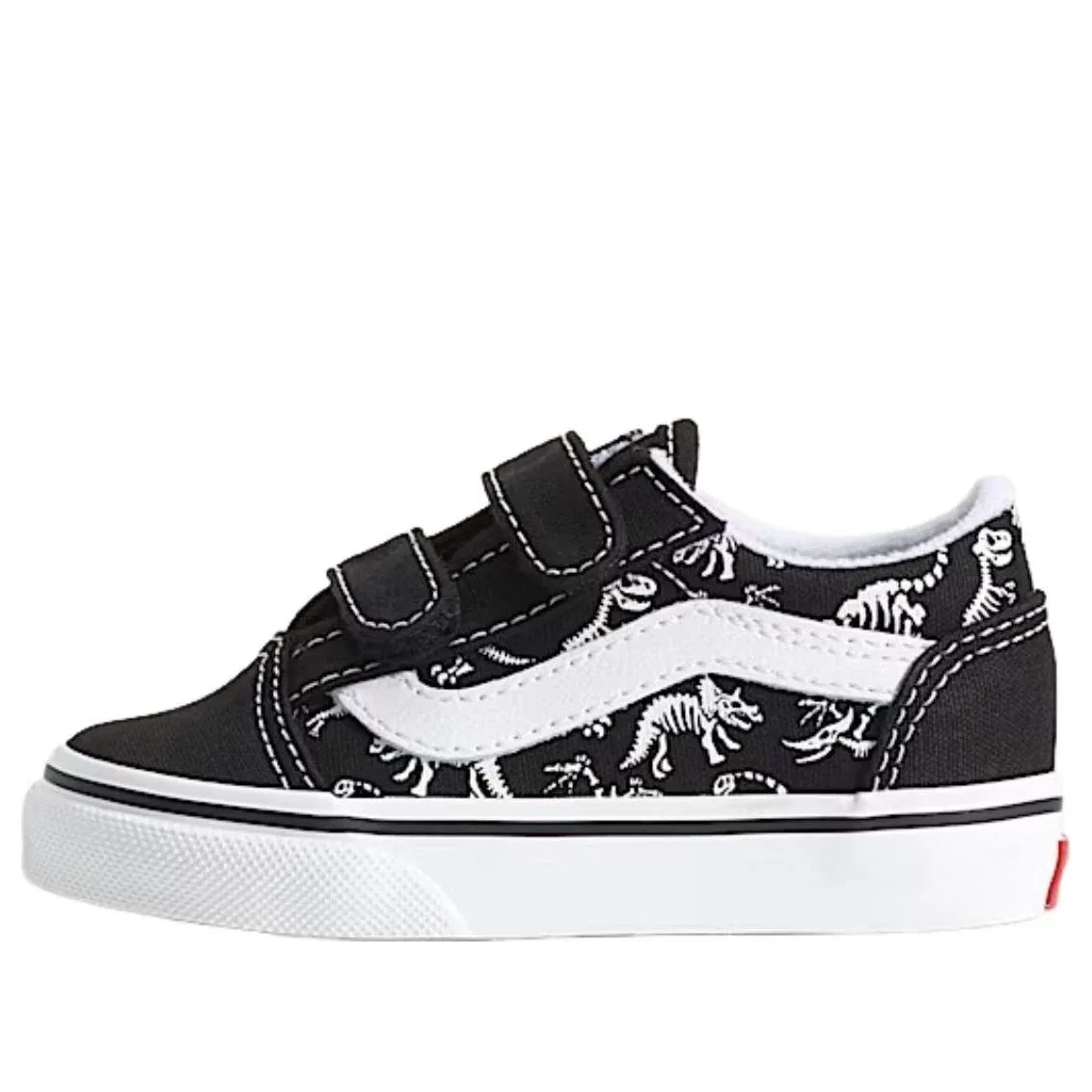 Детские кеды с принтом модель Old Skool Vans, черный