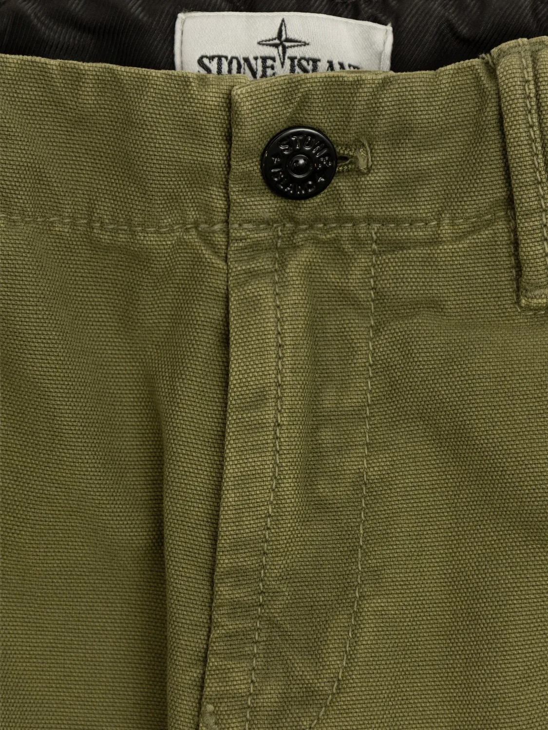 Брюки карго Compass зеленые Stone Island, зеленый — фото 3