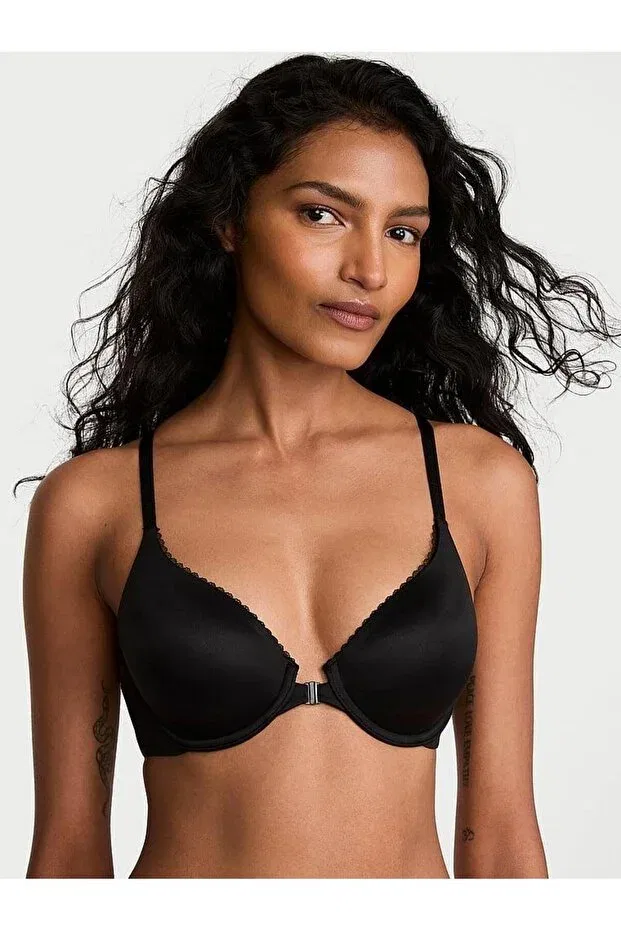 Женский бюстгальтер кружевной с легкой поддержкой Victoria'S Secret, Black