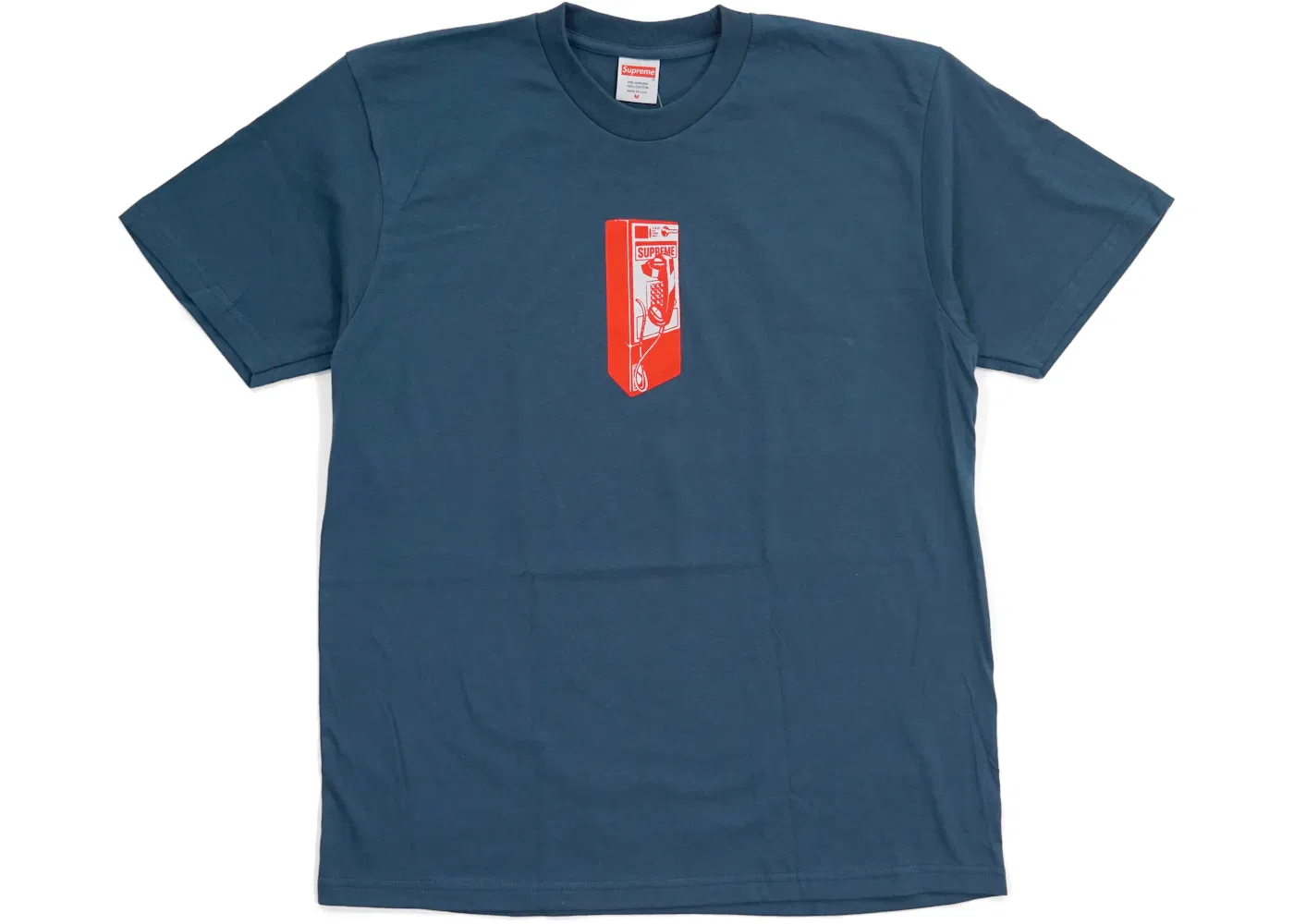 Мужская футболка с принтом Supreme Payphone Tee, Slate