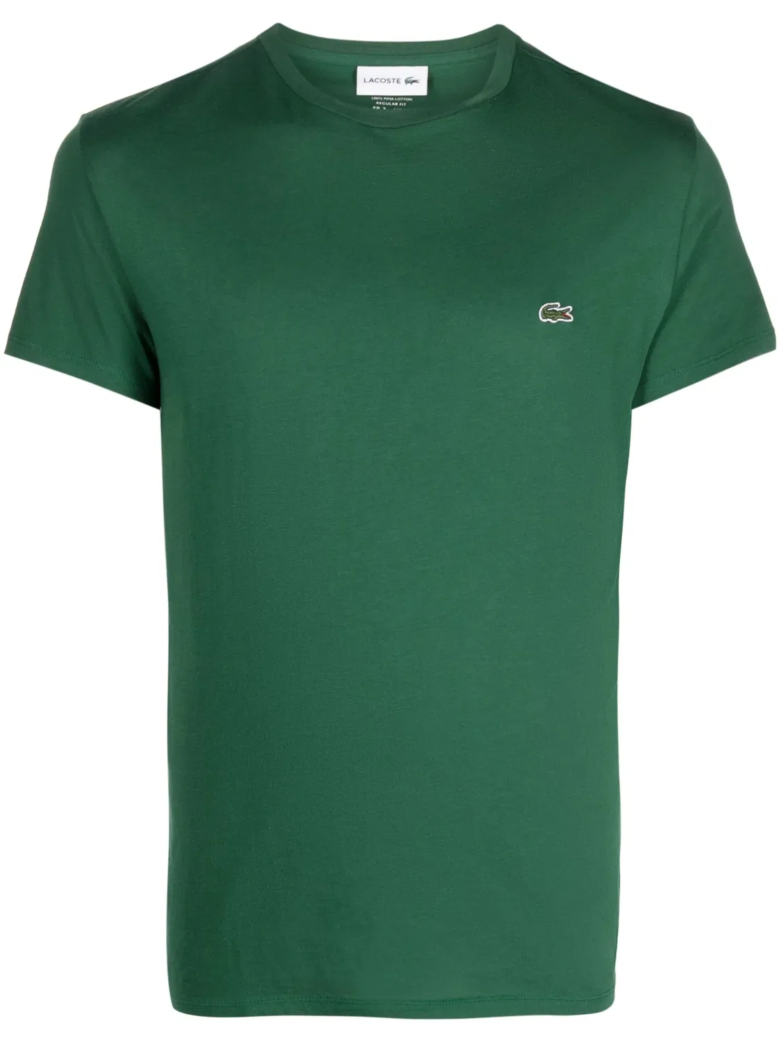 Lacoste Футболка хлопковая зеленая