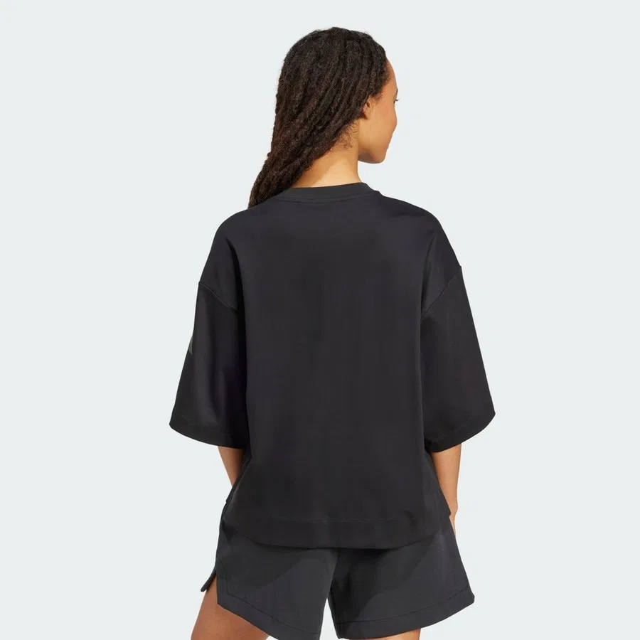 Футболка женская с коротким рукавом W ALL SZN SL T adidas, Черный — фото 2