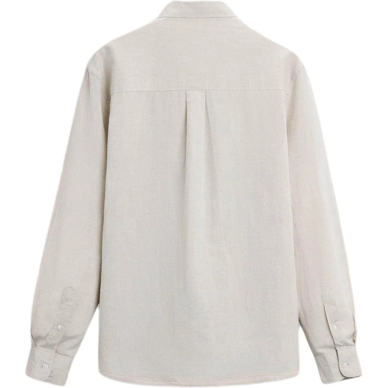 Мужская рубашка свободного кроя Beige ZARA, Beige — фото 3