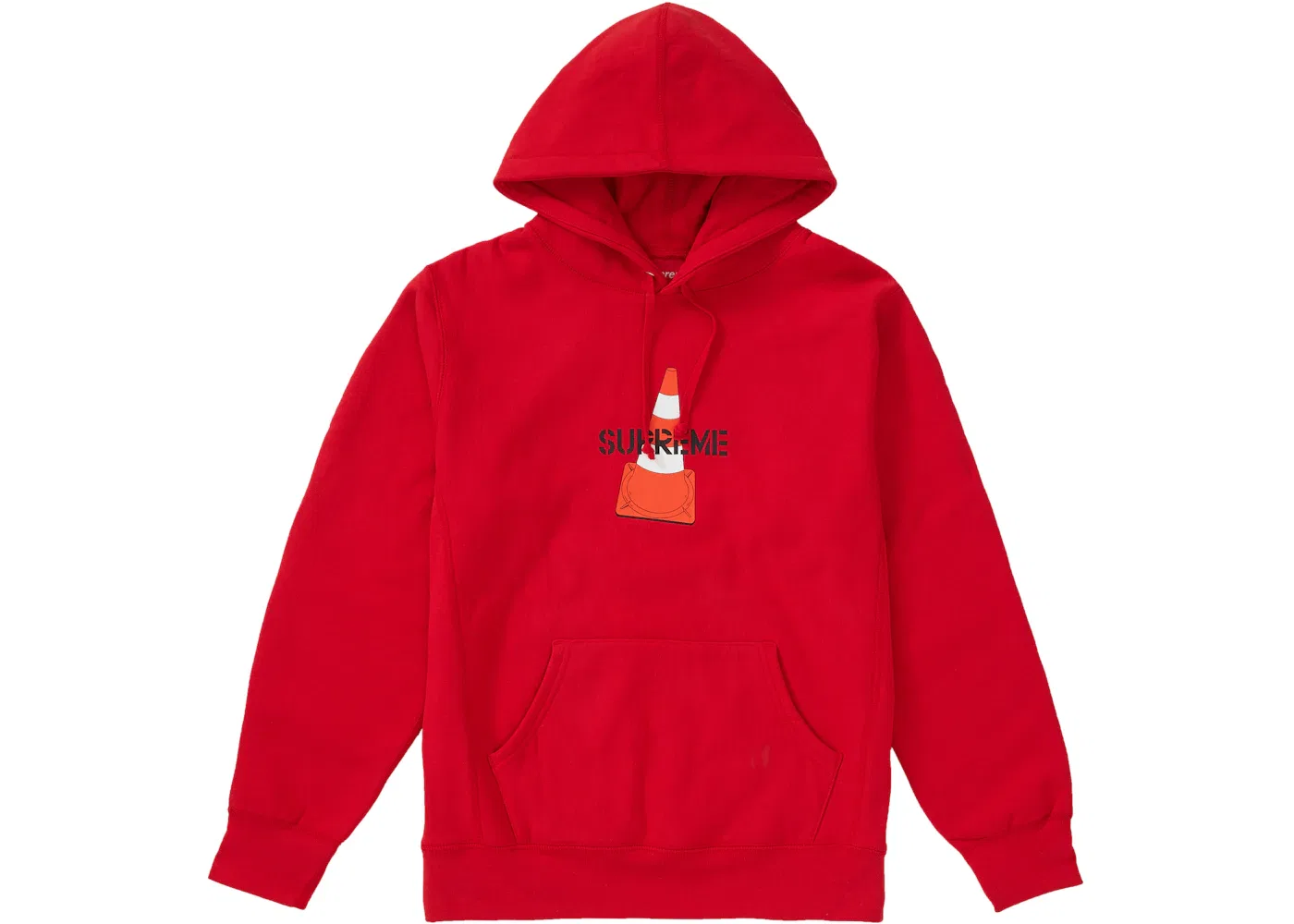 Мужской свитшот с капюшоном Supreme, Red
