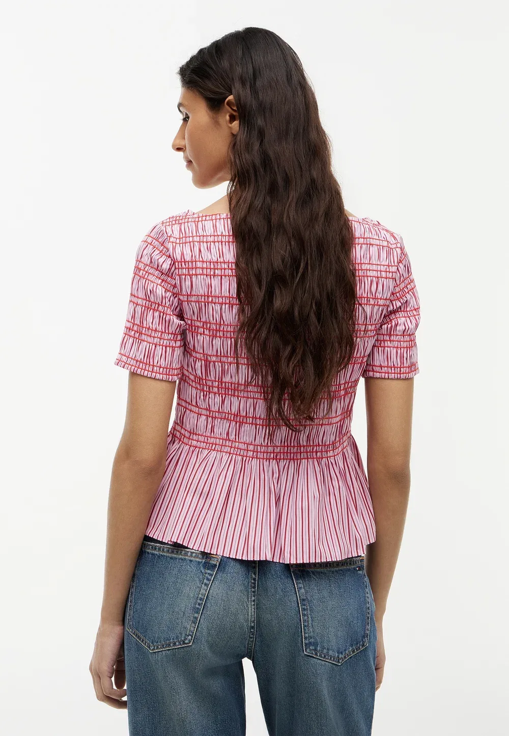 Вышивка в виде лодки - блузка Tommy Hilfiger, Pink — фото 3